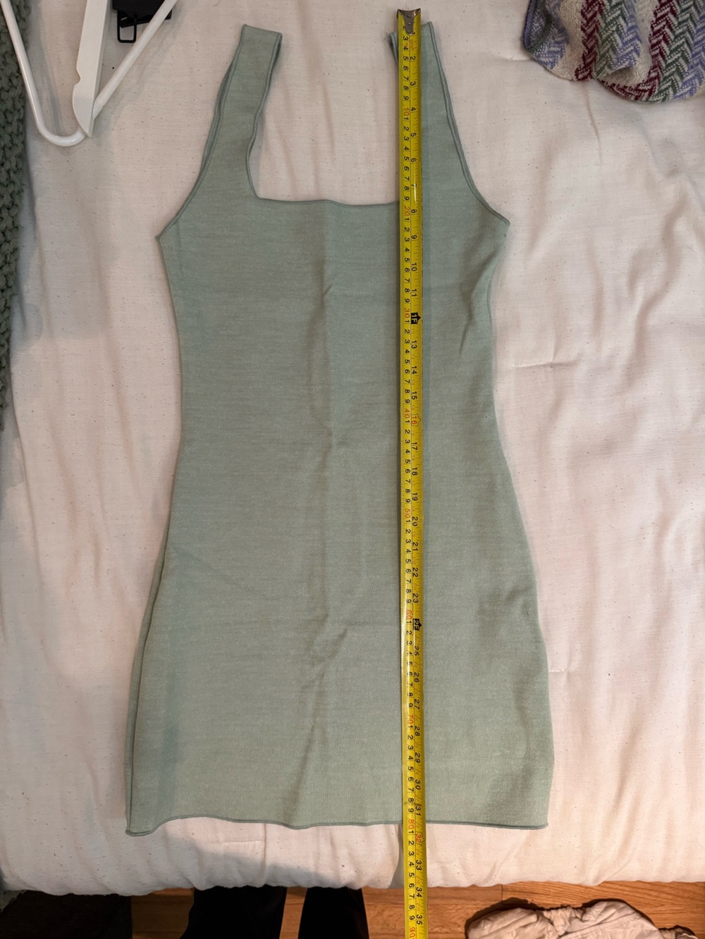 Zara Light Sage Green Casual Straight Dress